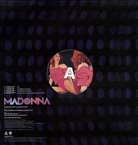 MADONNA Hung Up 12インチ 2005年オリジナル盤レコード MADONNA マドンナ DRESS YOU UP US盤 12インチ レコード - メルカリ